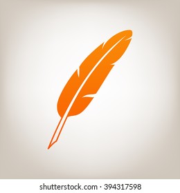 Feather pen icon