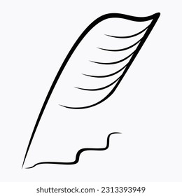 The feather pen icon is frequently used in various contexts, including educational websites, writing applications, bookstores, and publishing platforms. Eps 10
