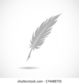 Feather Pen Icon Vector