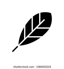 Feather Pen Icon Vector Illustration Logo Template