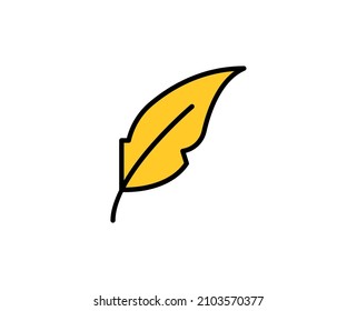 Icono de la línea de plumilla. Símbolo de esquema de alta calidad para diseño web o aplicación móvil. Firma de línea delgada para el logotipo de diseño. Pictograma de contorno de color sobre fondo blanco