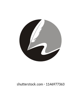 feather pen logo