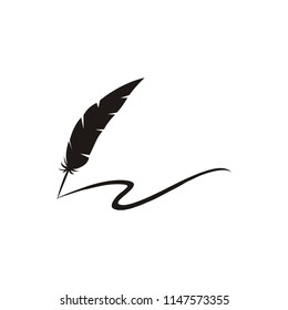feather pen logo
