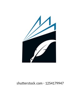 feather pen logo