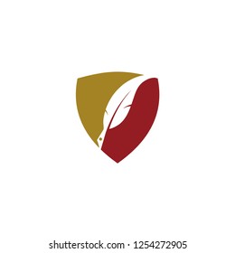 feather pen logo