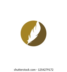 feather pen logo