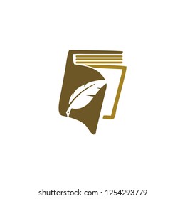 feather pen logo