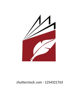 feather pen logo