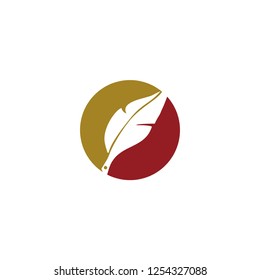 feather pen logo