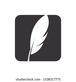 feather pen logo design inspiration