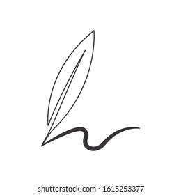 feather pen logo design inspiration
