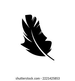 feather pen logo illustration vector, quill logo vector