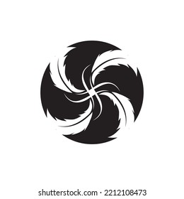 Feather pen logo vector template