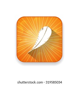 feather  pen  quill  icon