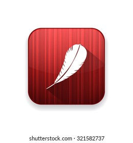 feather  pen  quill  icon
