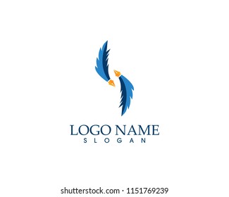 Feather pen write sign logo