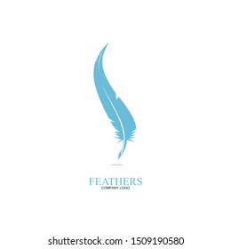 feather pen write sign logo template app icons