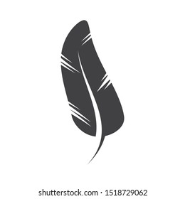 Feather pen write sign logo template app icons