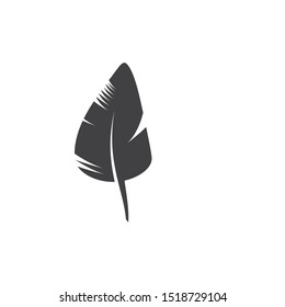 Feather pen write sign logo template app icons