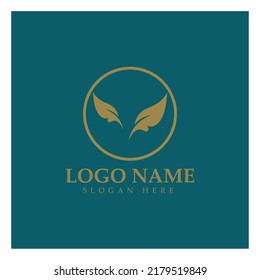feather pen write sign logo template app icons