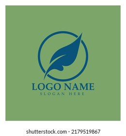 feather pen write sign logo template app icons