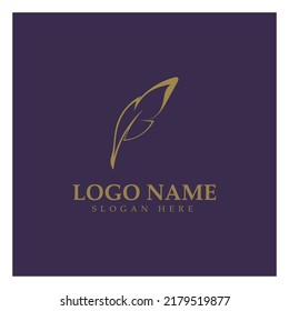 plumas pluma pluma escritura iconos de la aplicación del logotipo de firma