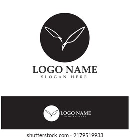 feather pen write sign logo template app icons