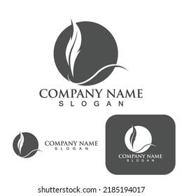 feather pen write sign logo template app icons
