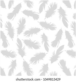 Feather print pattern