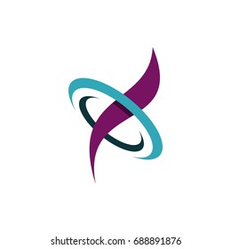 Feather and Ring Logo Template Illustration Design. Vector EPS 10.