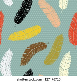  Feather seamless background