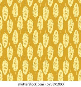 feather. seamless pattern