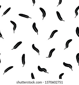 feather seamless pattern background icon.