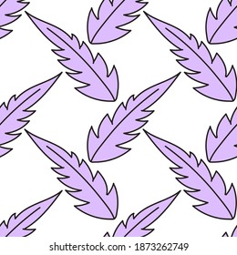 feather seamless pattern background print. Great for summer vintage fabric, scrapbooking, wallpaper, giftwrap. repeat pattern background design