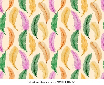 Separe el estilo de realismo de esbozo dibujado a mano sin inconvenientes. Nacido tribal americano. Decoración étnica boho. Ilustración vectorial.