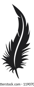 feather silhouette