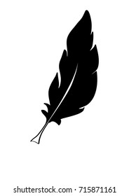 
feather silhouette
