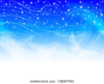Feather star sky