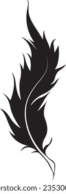 Feather SVG, Feather silhouette files svg