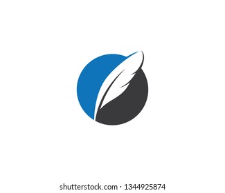 Feather symbol illustration