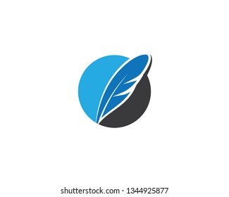 Feather symbol illustration