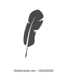 Feather symbol or sign.