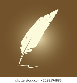Feather trendy artwork charming abstract vector illustration colorful useful design.eps