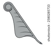 Feather of Truth of the Egyptian Goddess Maat, Feather of Maat used in the Judgement of Osiris