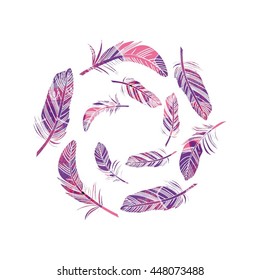 feather - vector illustration