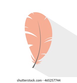Feather.  Vector Illustration. eps10