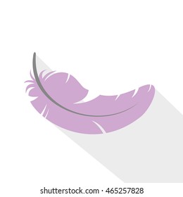 Feather.  Vector Illustration. eps10