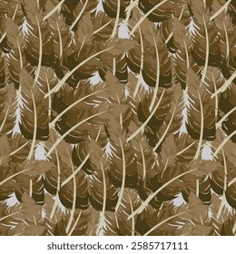 feather vector pattern design shape