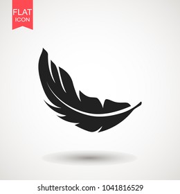 Feather, Vector, Silhouette, Icon, Logo