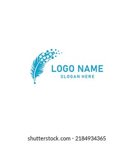 Feather, Vector, Silhouette, Icon, Logo